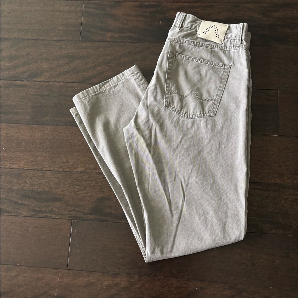 Men’s Alberto summer jeans / stone (greige) colour - modern fit 34/36